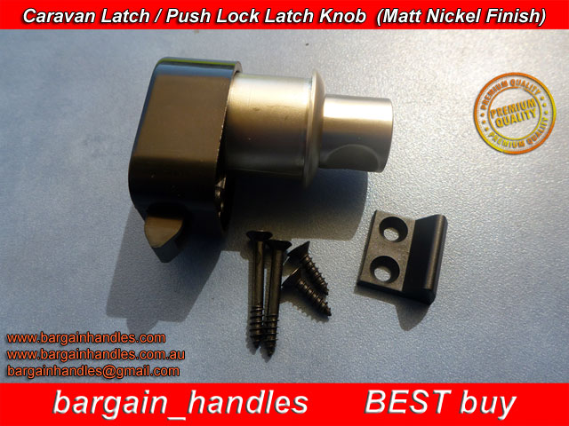 Armstrong Caravan Motorhome Push Lock with Latch Matt Nickel Drawer ...