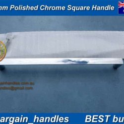 448mm Polished Chrome D-Square Handle Pulls