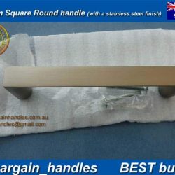 96mm kitchen door handle Brushed Stainless Steel finish D-Square Series